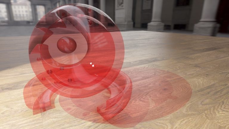Berechnung eines optisch realistischen Schattens transparenter Okkluder in Echtzeit