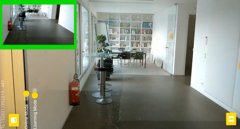 Localization Service Using Sparse Visual Information Based on Recent Augmented Reality Platforms