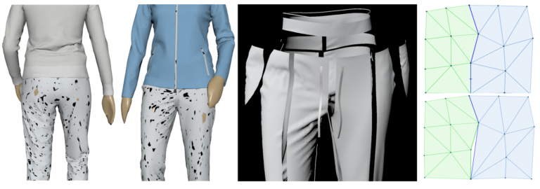 Intersection-free mesh decimation for high resolution cloth models