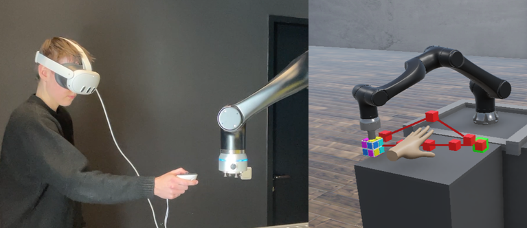 An Optimization-Based Inverse Kinematics Solver for Safe Human-Robot Collaboration in XR Environments